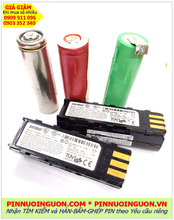 Pin sạc Lithium 3.7v-2200mAh, Pin máy cà thẻ máy quẹt thẻ 3.7v-2200mAh /Nhận hàn bấm ghép pin 